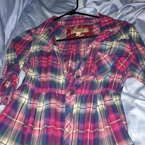 Tunic length button up
